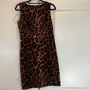 Talbots leopard print dress. Size 4.